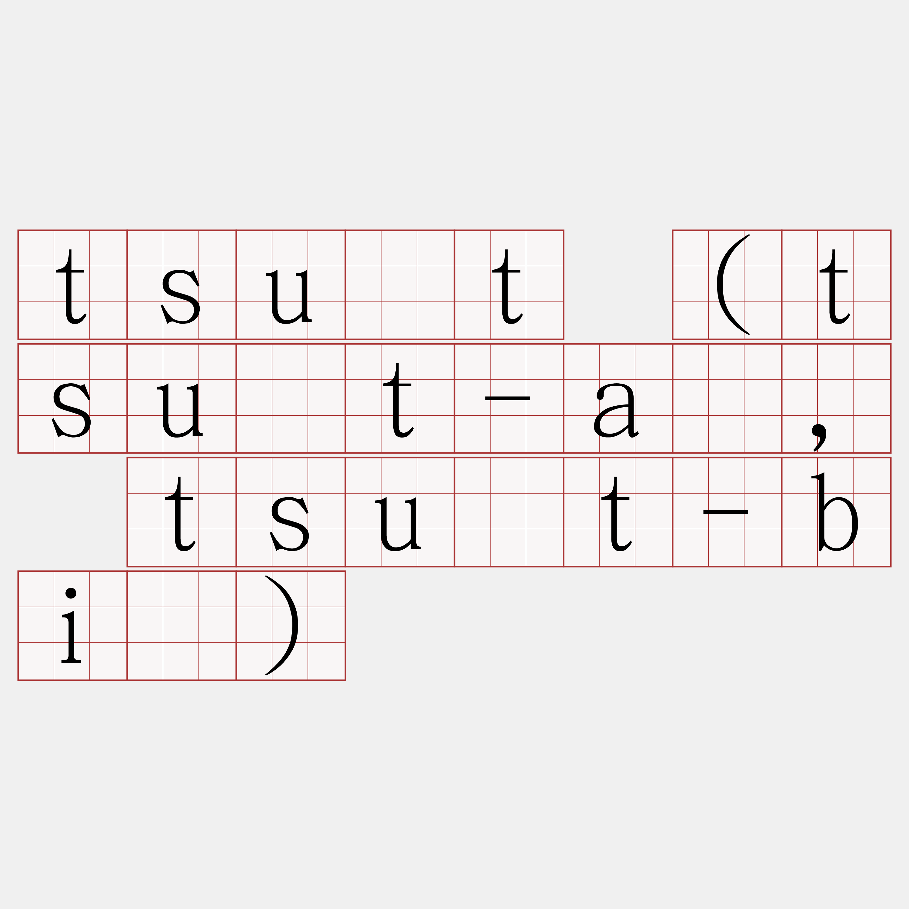 tsu̍t (tsu̍t-á, tsu̍t-bí)